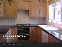 Tablet Screenshot of cancarpentry.com